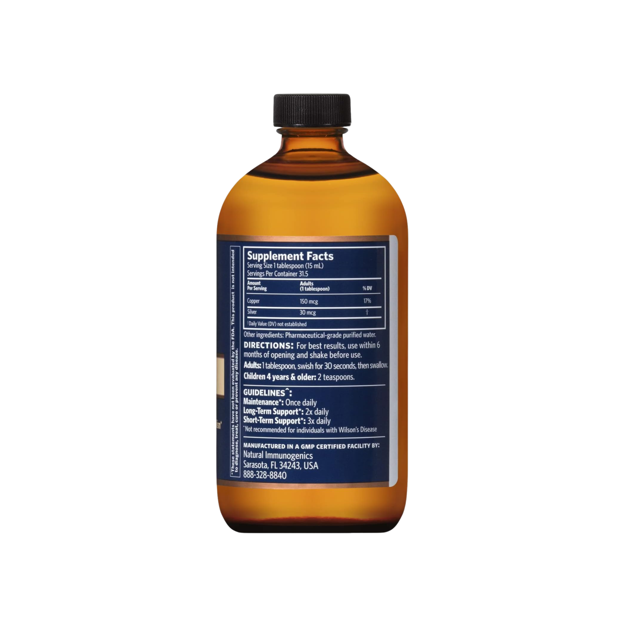 Bio-Active Copper Hydrosol