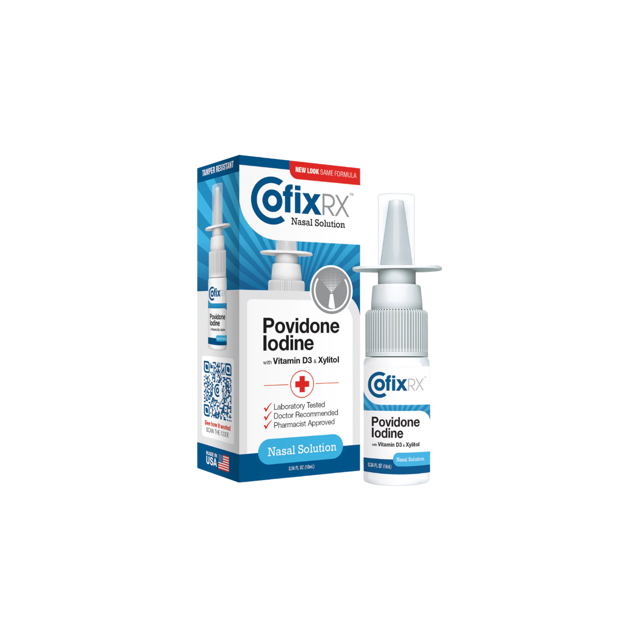 CofixRX Povidone Iodine Antiviral Nasal Spray – James Clinic