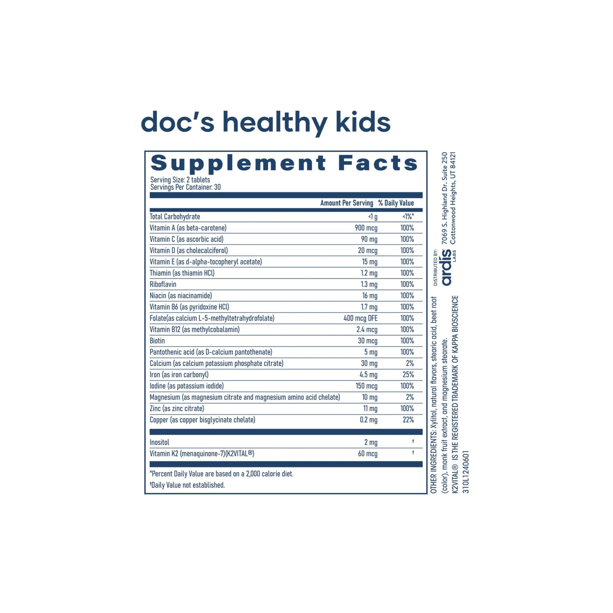 Doc's Healthy Kids Chewable Multi-Vitamin