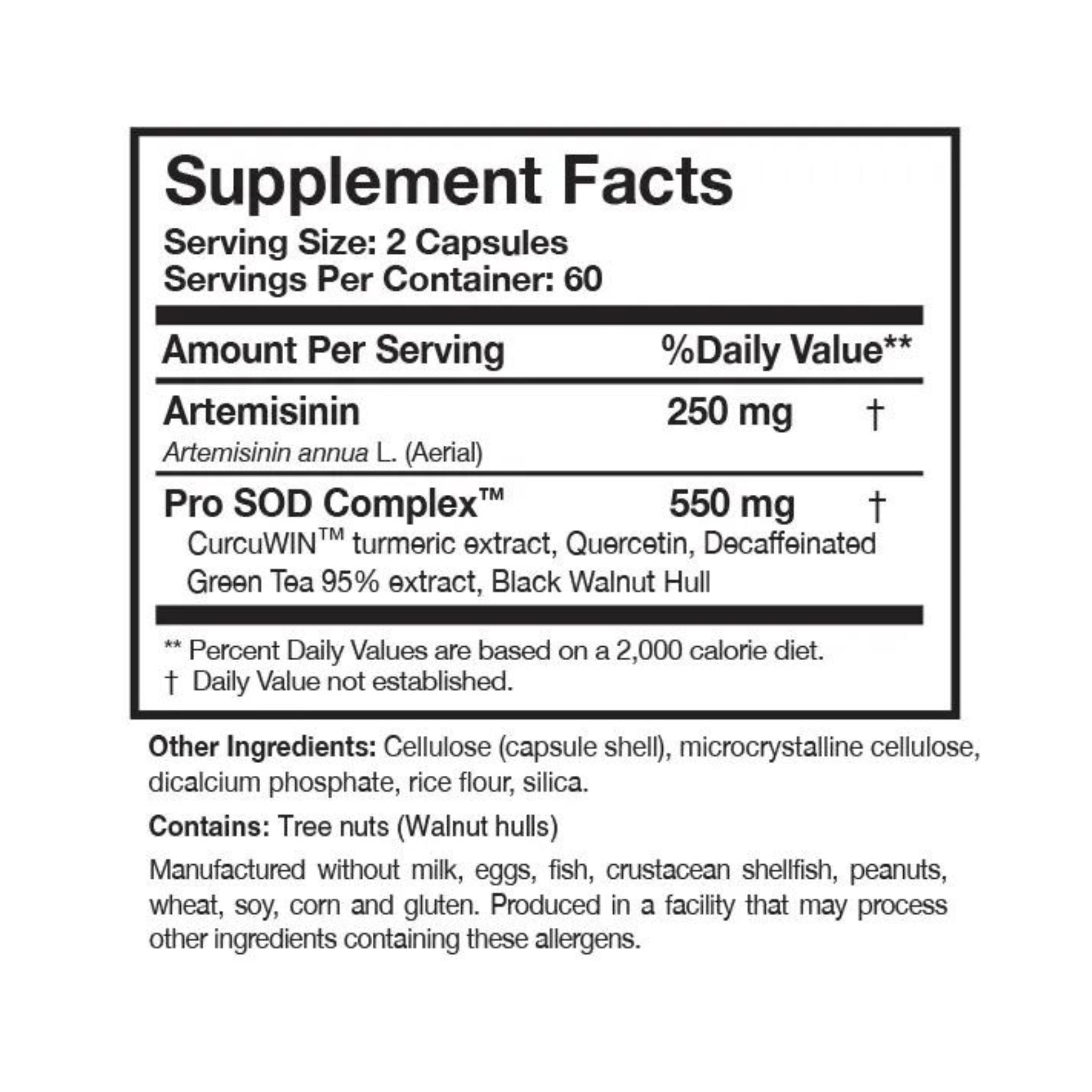 Artemisinin SOD