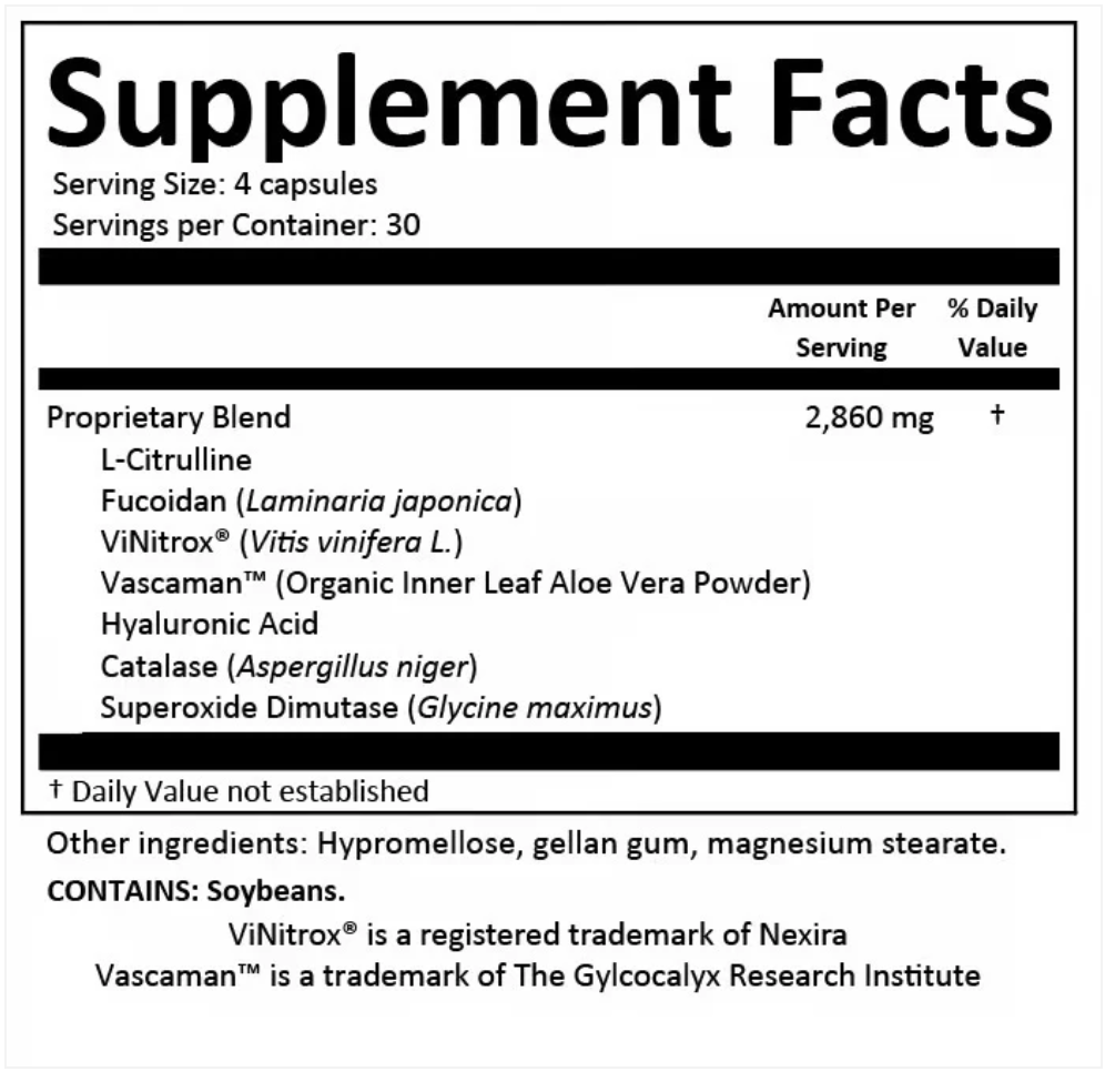 ReVasca™ – Advanced Microvascular & Circulatory Support | Glycocalyx Repair Formula