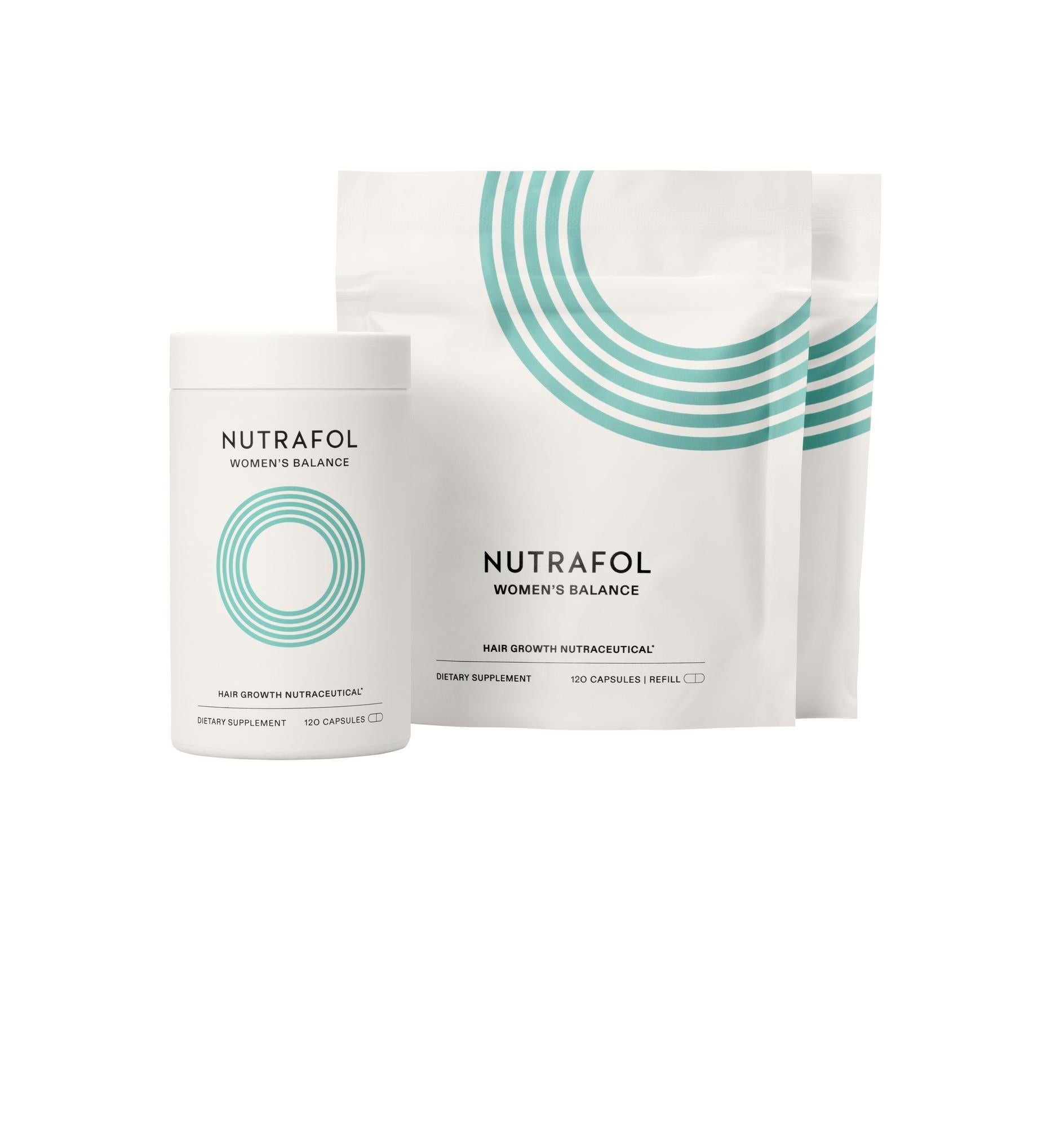 Nutrafol Women's Balance Hair Growth Pack (3-month supply)