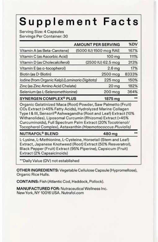 Nutrafol Women's Balance Hair Growth Pack (3-month supply)